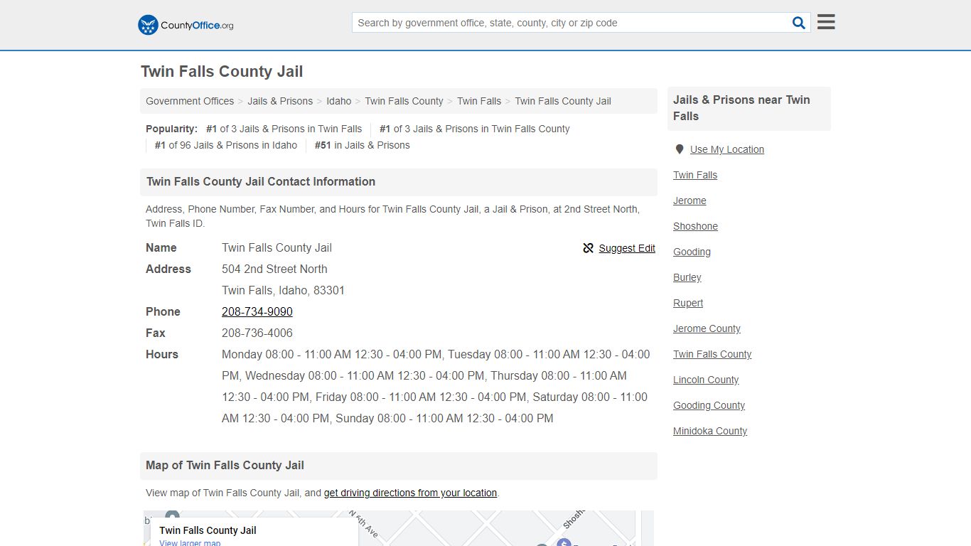 Twin Falls County Jail