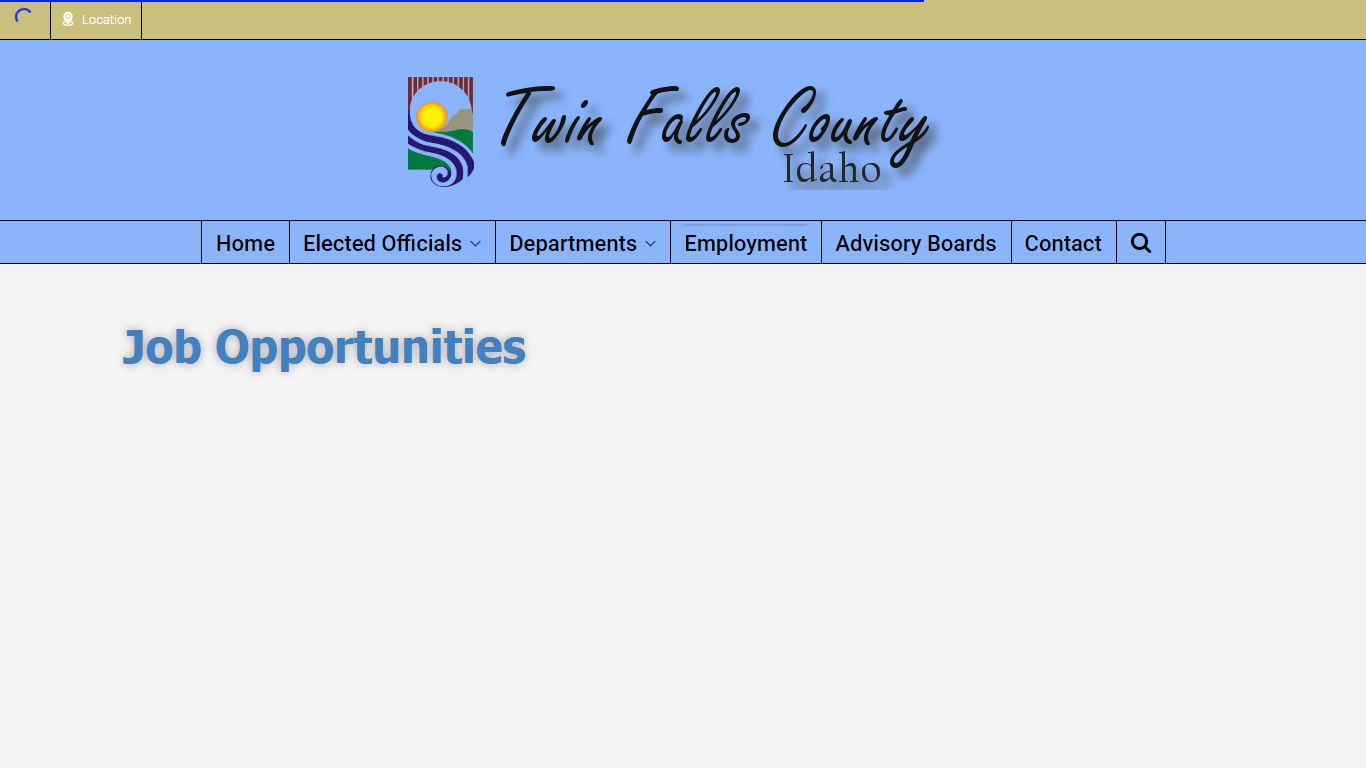 Job Opportunities – Twin Falls County